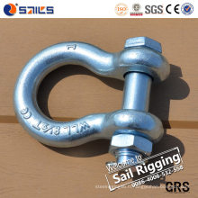 Nous Type Forgé Arc Manille G2130 de Quincaillerie de Rigging